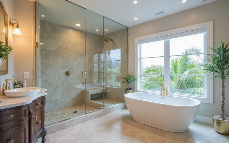 Walk-in shower vs bathtub comparison for Miami homes